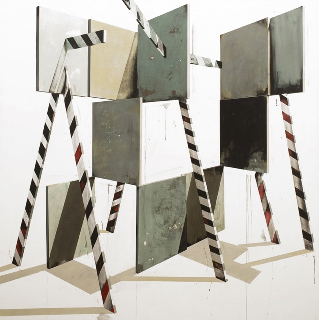 Amazing Full Emptiness ? A Difficult Closet | 2012 | Acrlica sobre linho | 180 x 180 cm