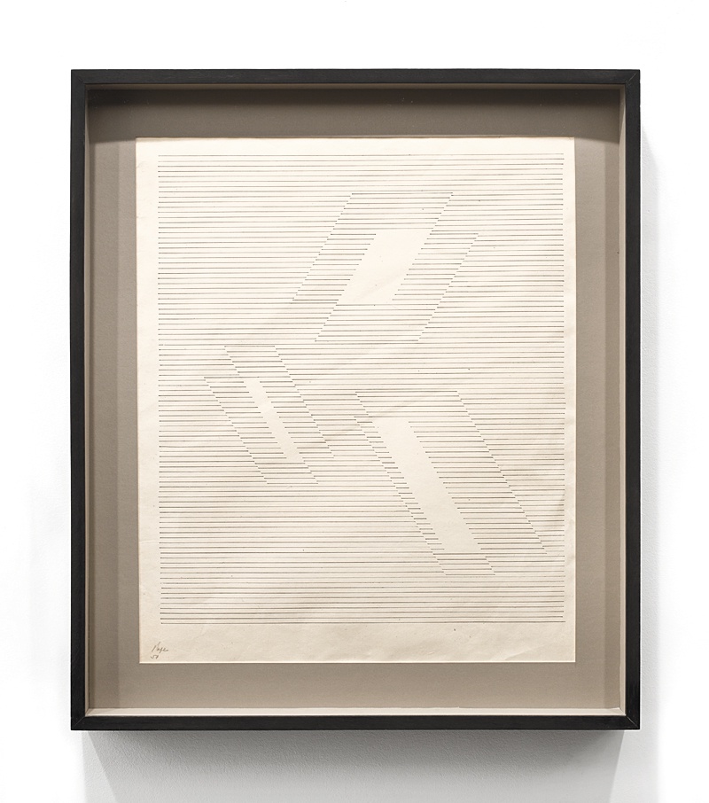 Sem ttulo | 1957 | Nanquim sobre papel japons | 52 x 42 cm, 64 x 55 cm (emoldurado)