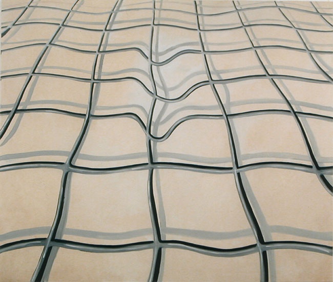Matriz perspectiva | 2004 | leo sobre tela | 150 x 180 cm