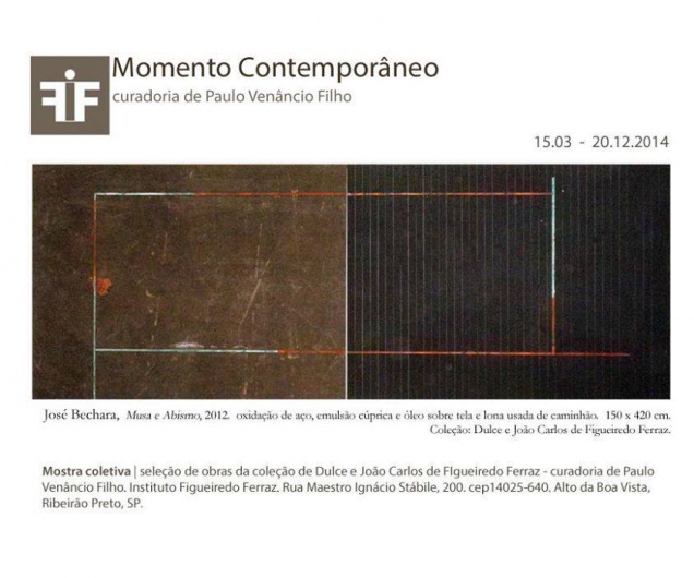 Jos� Bechara at the Instituto Figueiredo Ferraz