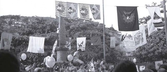 Bandeiras na Praça General Osório, 1968
