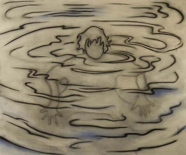 Mar (2008 | �leo sobre tela | 150 x 180 cm) 